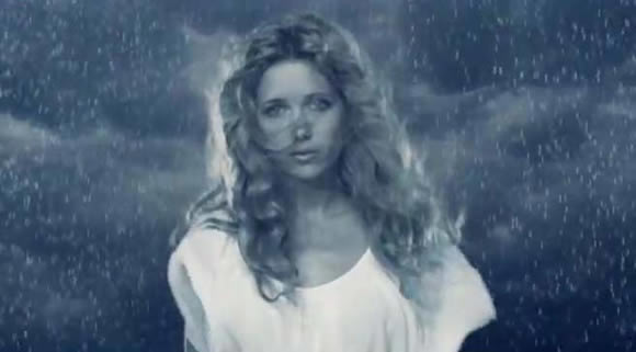Фотографии Стаса Михайлова, кадры из клипа "Спаси меня", снег, девушка
